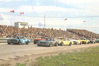 Don Biederman on the Pole at Flamboro Speedway
Don and Bob on the pole (Brian Norton collection)
Keywords: Don Biederman