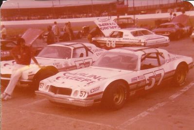 Earl Ross Old Dominion 500 Winning Monte Carlo is in the background (it's re-numbered as 58)
Earl Ross Old Dominion 500 Winning Monte Carlo is in the background (it's re-numbered as 58)

