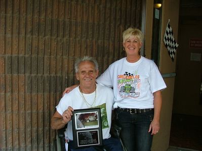 Leo and Lynda Lucier
Checker Flag Hall of Fame  induction 2008
Keywords: http://www.checkerflagraceway.piczo.com/